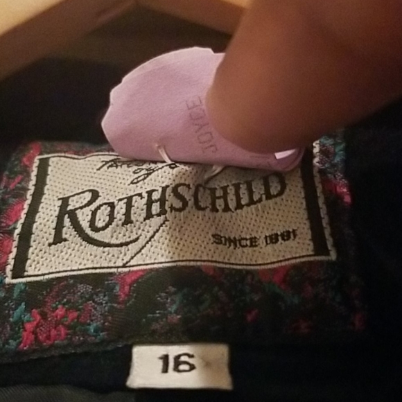 Rothschild girls coat sz 16 Navy EUC - Picture 4 of 17